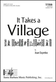 It Takes a Village TTBB choral sheet music cover Thumbnail